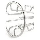 Mr. Steel Trapezoid Anal Plug – M – Silver — Photo 6