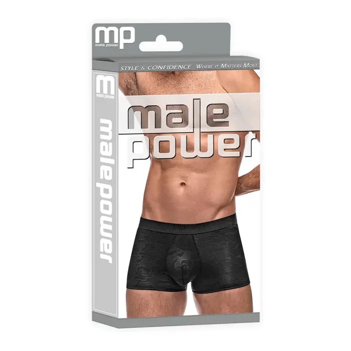 Male Power Impressions Boxer Shorts – Black – S