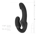 No-Parts Morgan Strapless Strap-On Dildo – 22 cm (8.6″) – Black — Photo 2