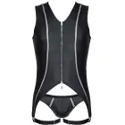 Regnes CRDSET002 Wet Look Bodysuit and Jockstrap Set – Black – M Photo