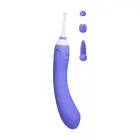 Hyphy двойной вибратор с дистанционным управлением и насадками – 18 cm (7″) – фиолетовый — Фото 7