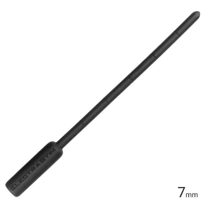 Гибкий уретральный зонд Silicone Noir 7 мм – черный