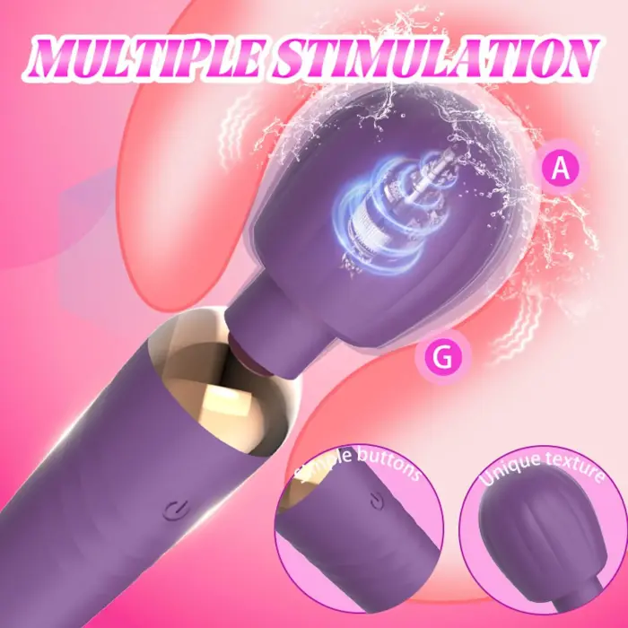 Little Fairy Wand masāžas vibrators – 14.1 cm (5.55″) – violets Foto 11