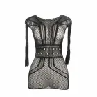Subblime 951931 сетчатое мини-платье с открытой спиной – чёрное – One Size — Фото 4