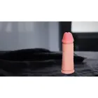 Eriti paks sirge dildo – 25.4 cm (10″) – nahavärv — Foto 6