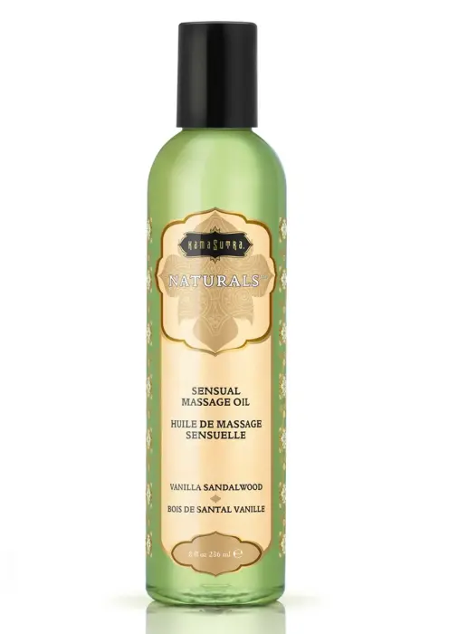 Kama Sutra Naturals massaažiõli – vanilje – 236 ml