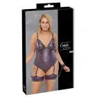 Cottelli Bondage Bodysuit – Purple – 2XL — Photo 1