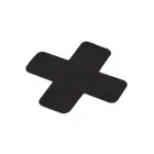 Boundless 2 Nipple Cover Set – Cross – Black Photo