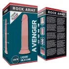 Rockarmy Avenger divslāņu dildo – 19 cm (7.5″) – miesas krāsa — Foto 6