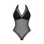 Obsessive Medilla Halterneck Bodysuit with Lace – Black – XS/S — Photo 3