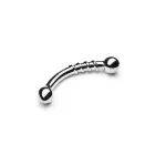 Le Wand Bow Dildo – 18 cm (7.1″) – Silver — Photo 5