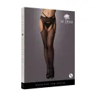 Zeķubikses ar zeķturiem un lencīšu jostasvietu – One size – melnas — Foto 1