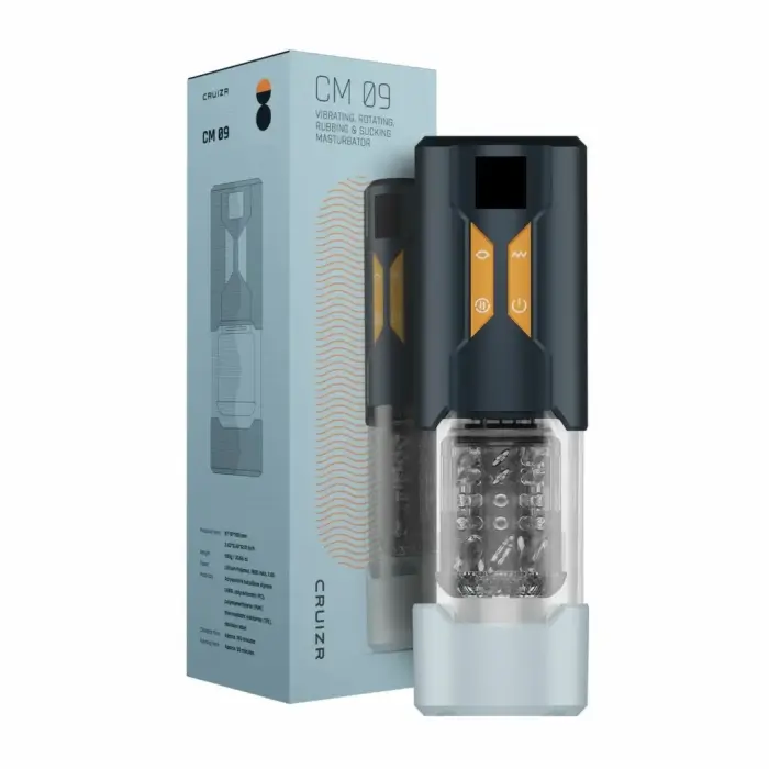 CRUIZR CM09 3-in-1 Intimate Device with LCD Display, Thrust & Vibration