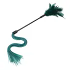 Indica Feather Tickler with Silicone Strips – Green — Photo 7