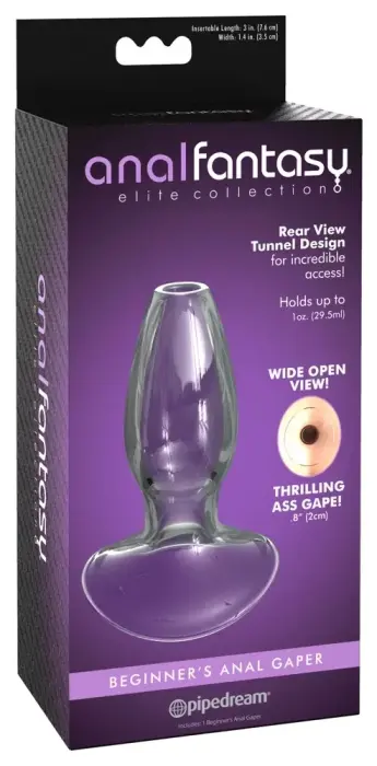 AFE Glass Tunnel Plug Beginner – 9.6 cm – Clear