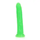 Slim Realistic Dildo with Suction Cup - Glow in the Dark - 22.5 cm (9″) — Photo 10