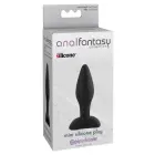 AFC Mini Elite silikona anālais spraudnis – 7.5 cm – Melns — Foto 1