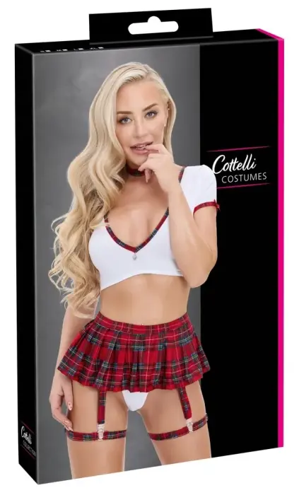 Cottelli Costumes koolivormi komplekt – ruuduline – XL