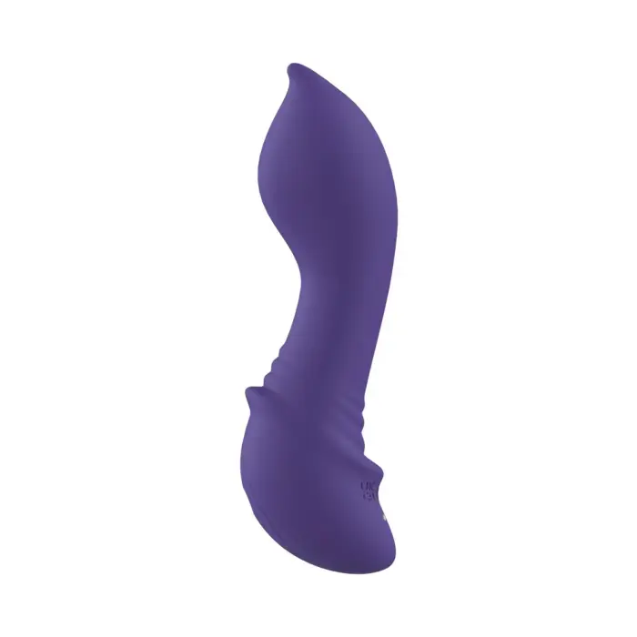 Teazers Curling Mini Vibrator – 17.4 cm (6.85″) – Midnight Violet Photo