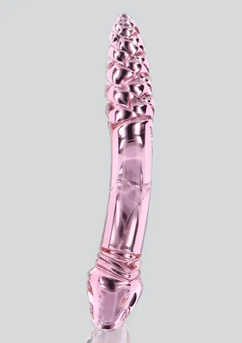 Двусторонний Rhinestone Wand Дилдо – 20 cm (8″) – Прозрачный