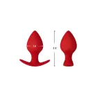 FORTO F-60 pīķa formas anālais spraudnis – 7.6 cm – sarkans — Foto 5