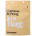 Harness Dong Strap-on Set – Black — Photo 1