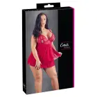 Cottelli Collection Babydoll Red 4XL – Lace Detail, Adjustable Straps — Photo 1