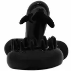 Baile Sweet Ring Black Silicone Intimate Ring with Dolphin Attachment — Photo 5
