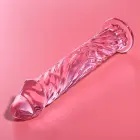 IBIZA Nebula Series Model 12 stiklinis dildo – 17 cm (6.7″) – rožinis — Nuotrauka 2