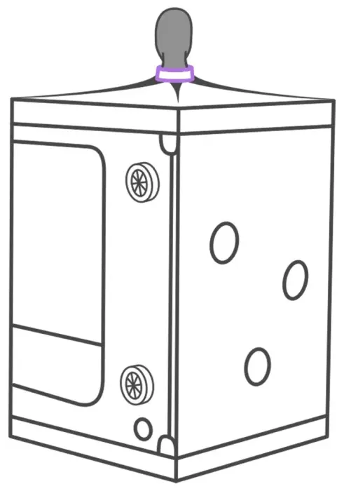 Secret Dome Scandale BDSM rotaļu kabīne – violeta Foto 16