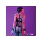 Euphoria Collection Faux Leather Handcuffs – Black — Photo 16