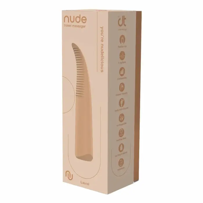 NUDE Laurel – компактный дорожный массажёр – 15,5 см