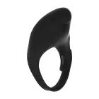 Adjustable Vibrating Silicone Cock Ring – Black — Photo 3