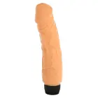 Realistic P-Shape Vibrating Dildo – 15 cm (6″) – Skin — Photo 1