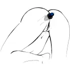 Lust Tunnel Plug M – 10 cm (4″) – Juodas Photo