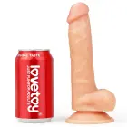 LoveToy The Ultra Soft Dude – realistiškas dildo – TPE – kūno spalvos – 20,3 cm — Nuotrauka 8