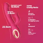 CRUSHIOUS MIRENCA Thrusting Rabbit Vibrator – 22.5 cm (8.8″) – Purple — Photo 9