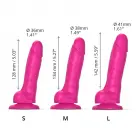 Sliding Skin Realistic Dildo – 20–23 cm – Pink — Photo 4