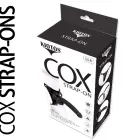 Kiotos COX strap-on rakmed musta dildoga – 22 cm — Foto 5
