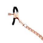 Rose Gold Nipple Clamps with Chains — Photo 5