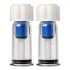 Max-Twist Nipple Suckers - Clear/White — Photo 2