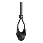 Nexus Forge Adjustable Vibrating Silicone Ring – Black – USB Rechargeable — Photo 5