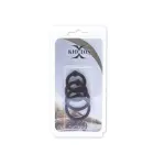 Kiotos X silikona dzimumlocekļa glans gredzenu komplekts Foto 3