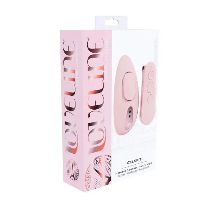Céleste tālvadības biksīšu vibrators – rozā Foto 2