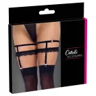 Cottelli ACCESSORIES пояс для чулок со съемными ремешками – чёрный – L/XL — Фото 1