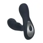 Vibrating and Tapping Silicone Prostate Massager with Ball Stimulator – 16 cm – Black — Photo 4