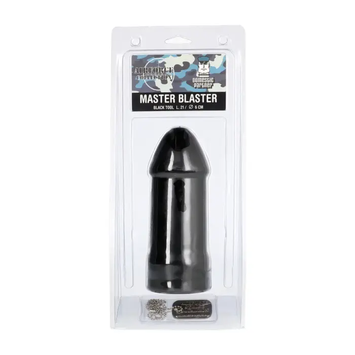 Master Blaster Butt Plug – 20 cm – Black