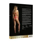 Festive Rhinestone Top and Thong Set – Red – One Size — Photo 2
