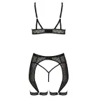 3-Piece Lingerie Set THP101 – Black – S/M — Photo 4
