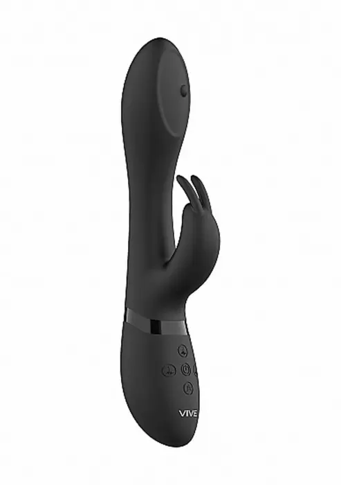 Mira вращающийся кролик-вибратор для точки G – 21.5 cm (8.5″) – черный